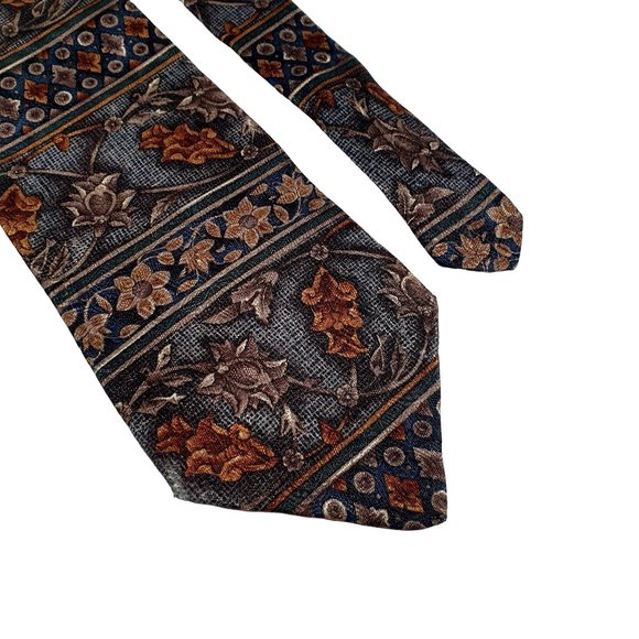 Bugatti Mens Necktie Designer Luxury Office Floral Accessory Work Dad Gift - Picture 2 of 5
